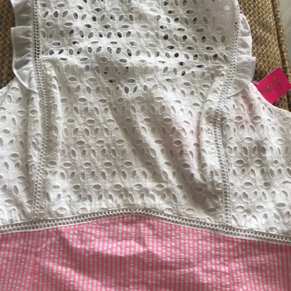 Lilly Pulitzer Maya Shift Seersucker Size 12 & 14' - Picture 4 of 4